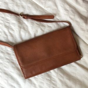 Brown mini crossbody